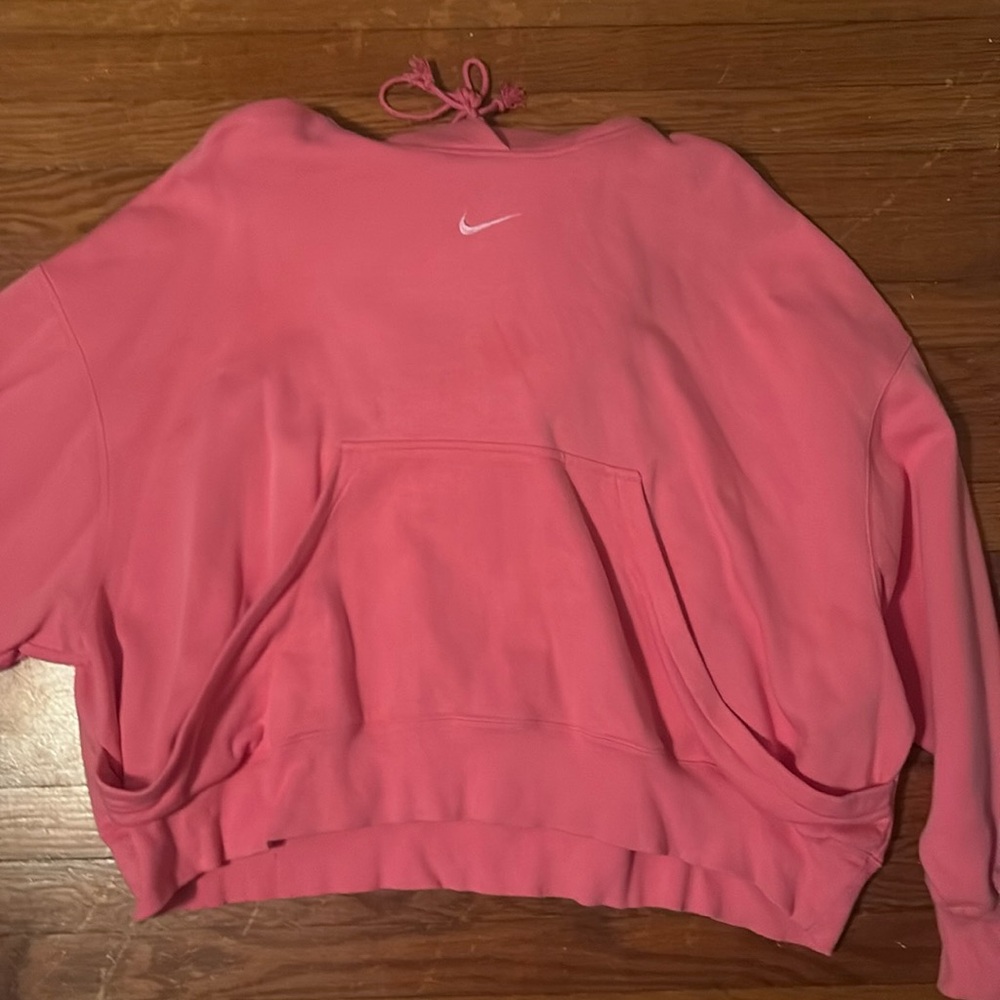 Pink nike hoodie